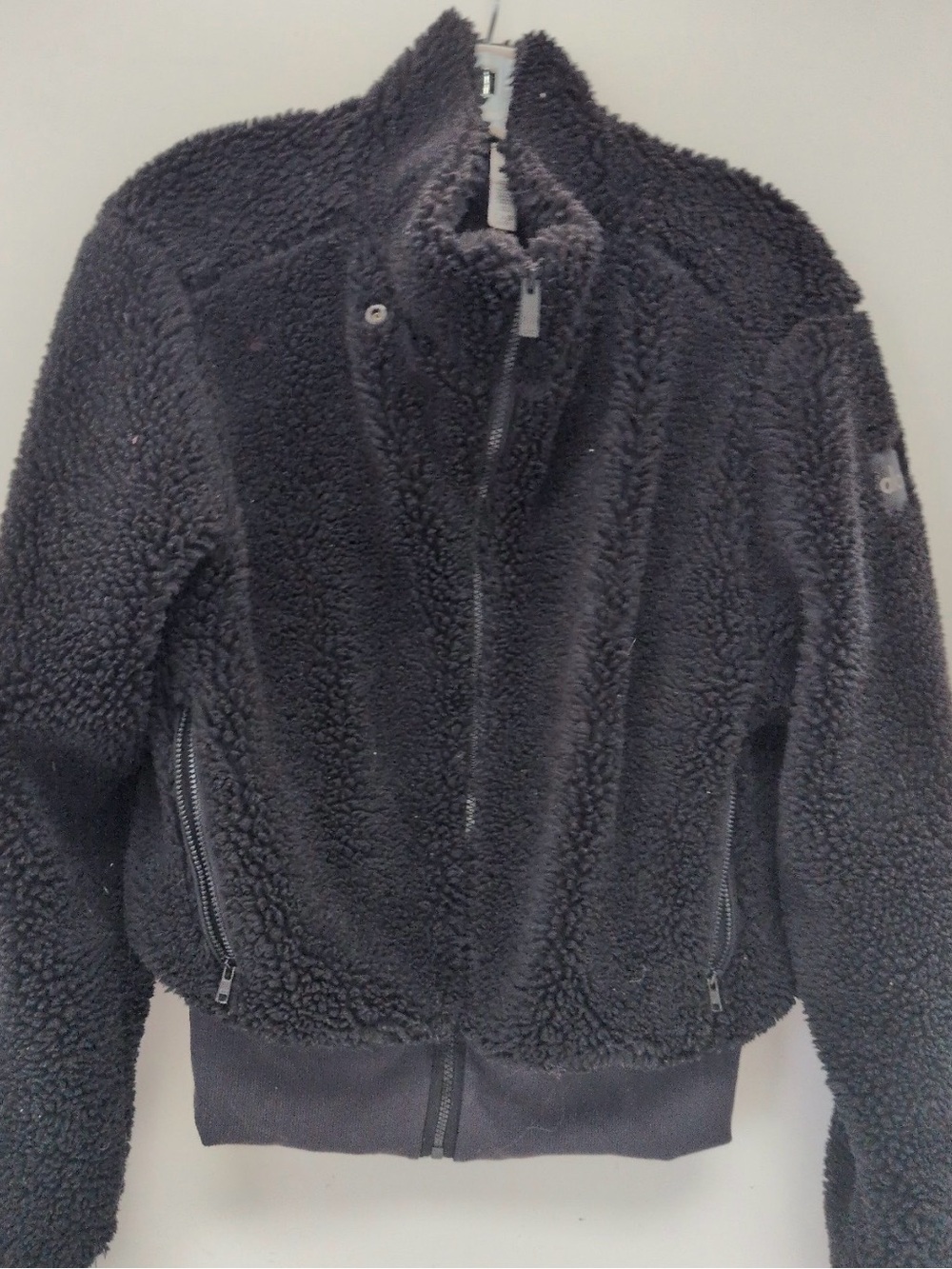 Alo Yoga Foxy Sherpa Jacket Black Small No Hood Gently Used